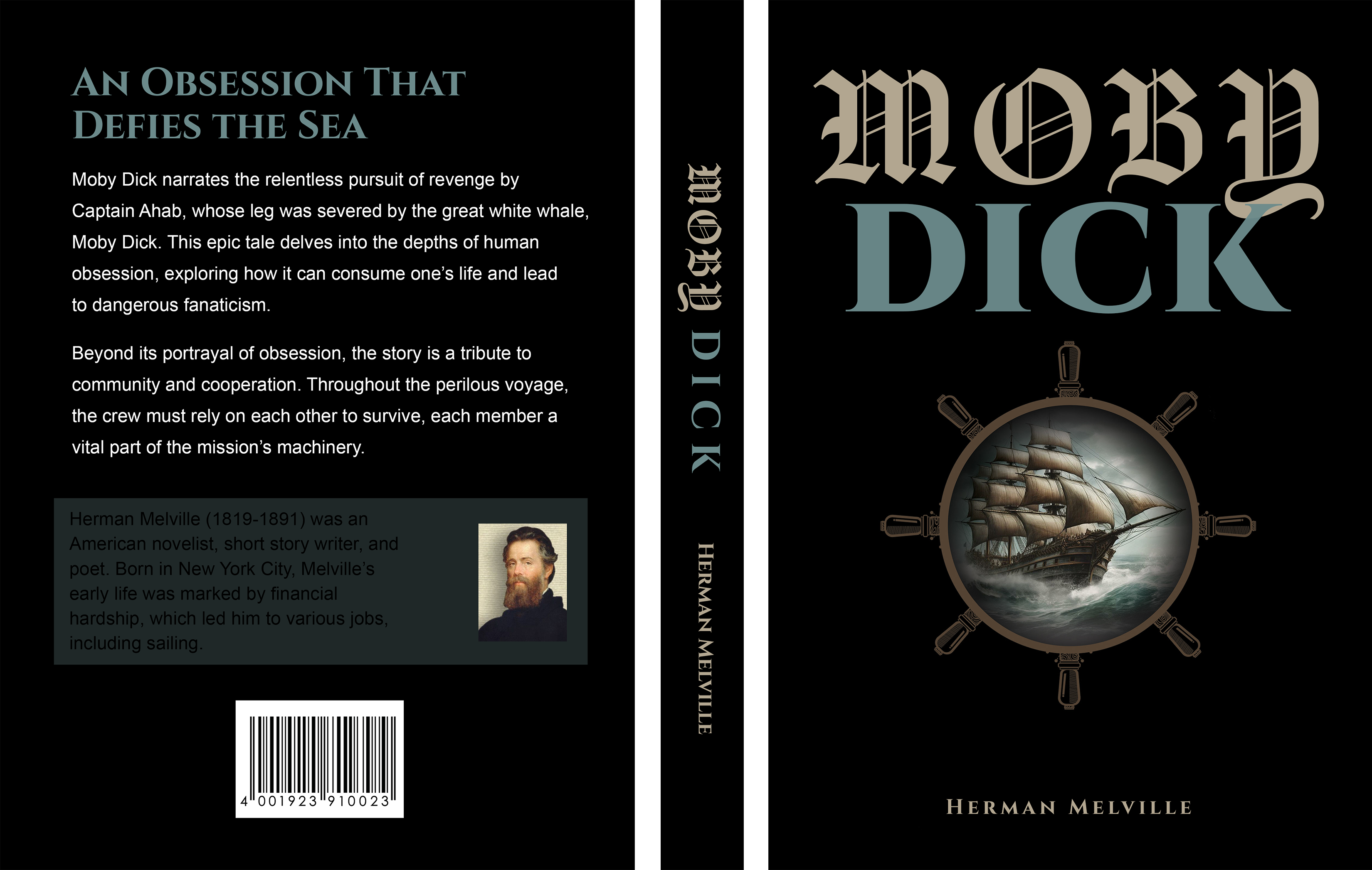 Final Moby Dick cover design