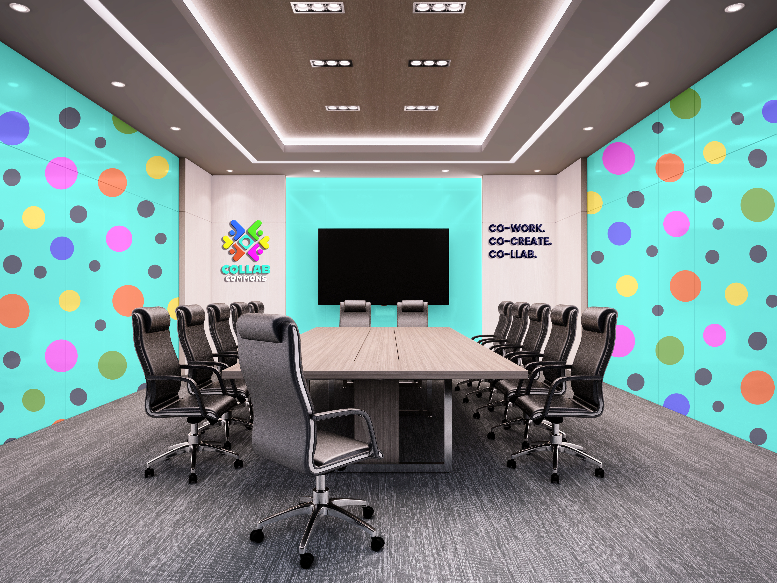 Collab Commons interior branding