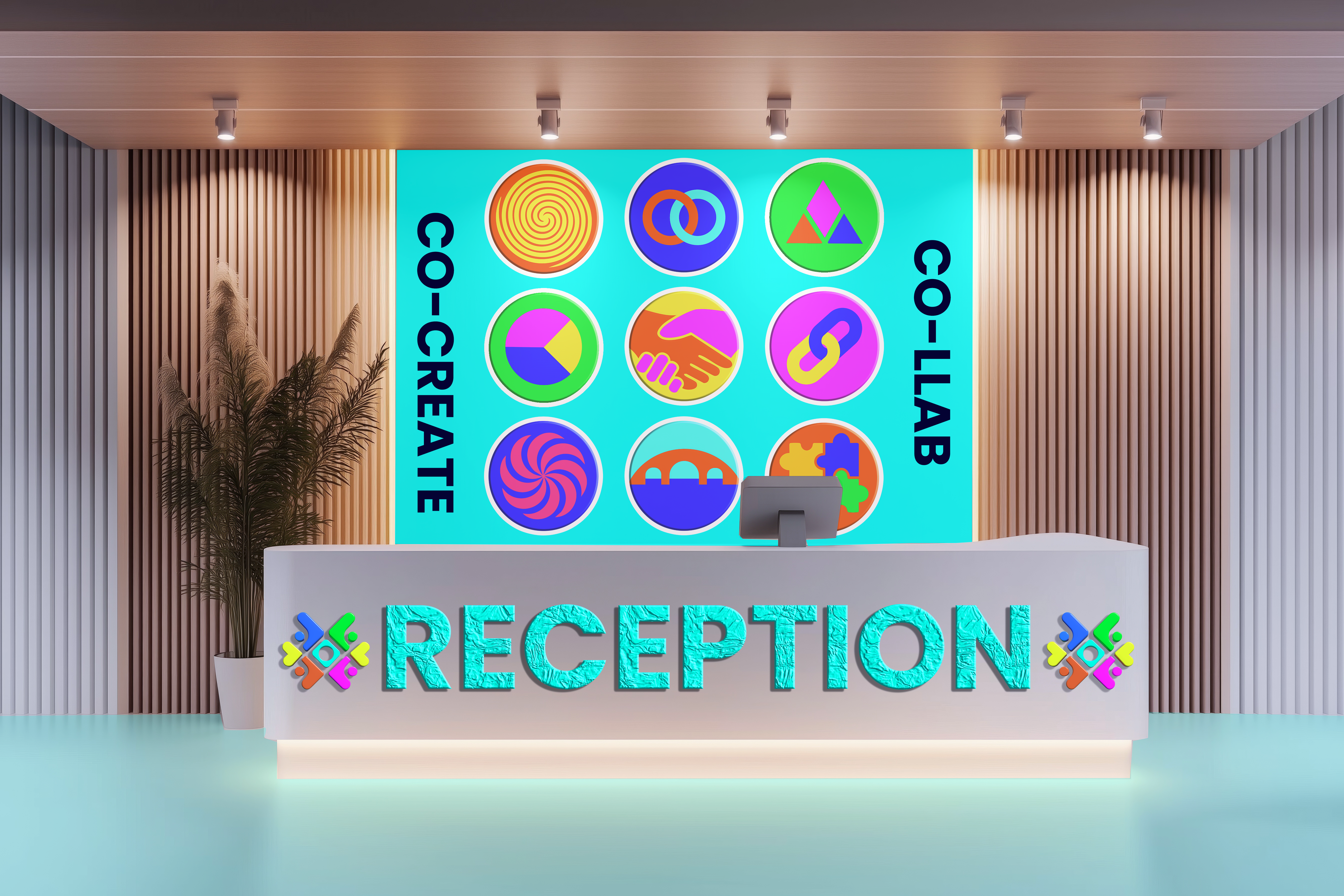 Collab Commons exterior branding