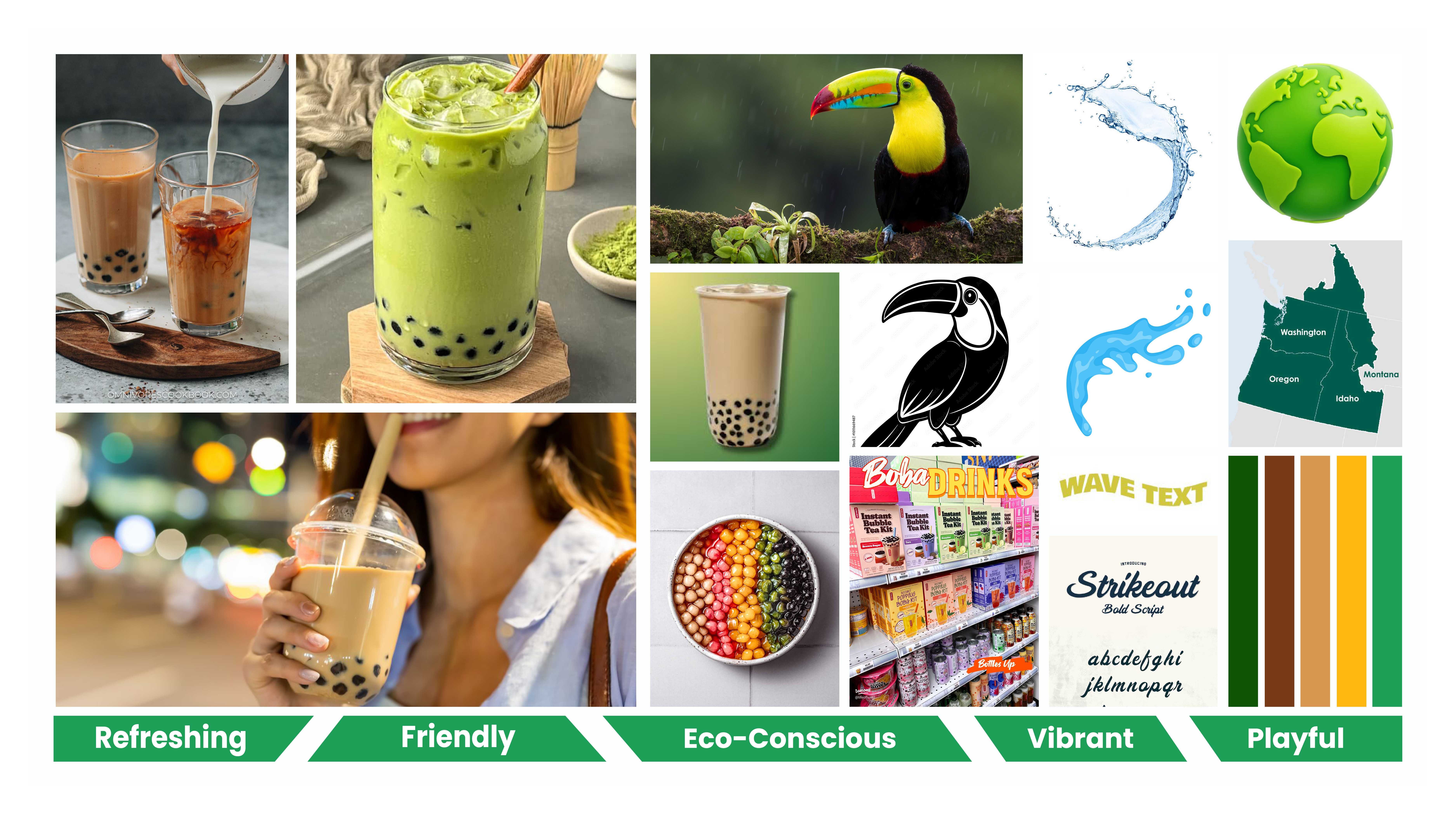 Rainboba Mood Board