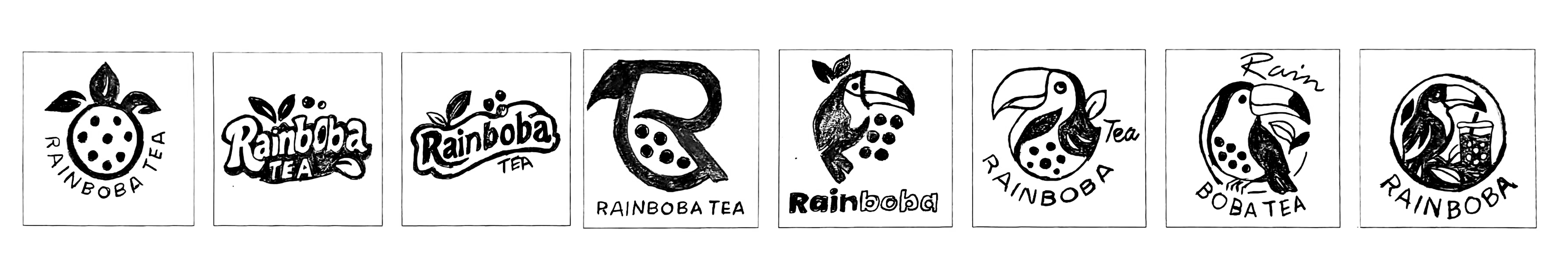 Rainboba sketches and concept development